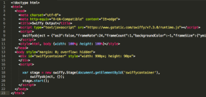 Exemple de code HTML5